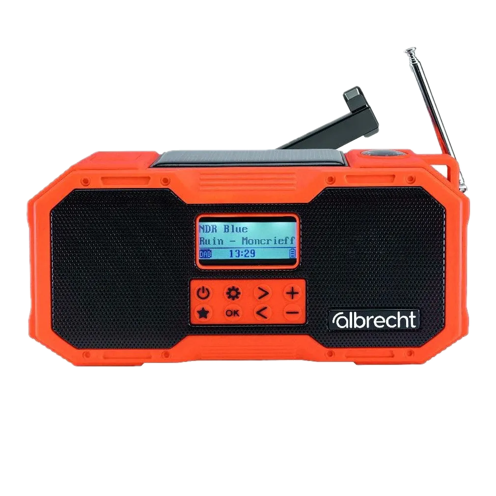 Albrecht DA 911 Noodradio Oranje